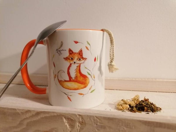 Tasse illustrée - Renard