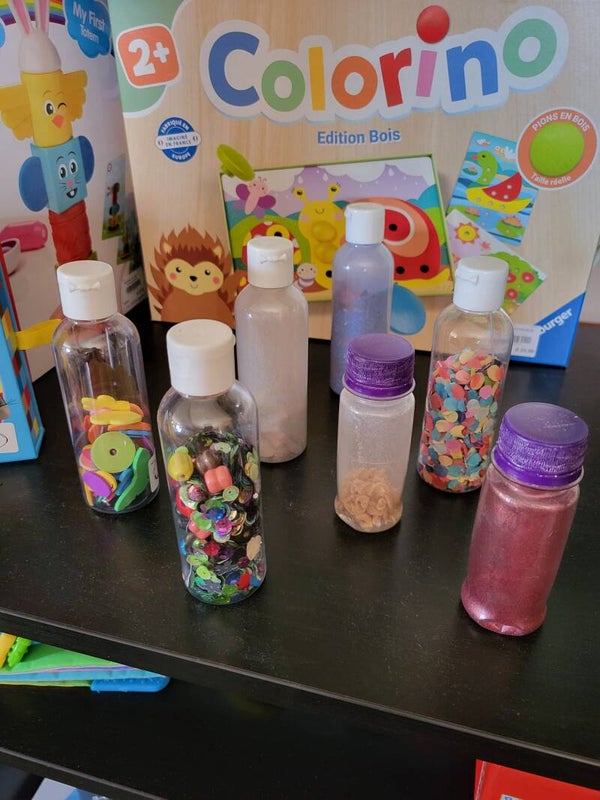 Bouteilles sensorielles maison