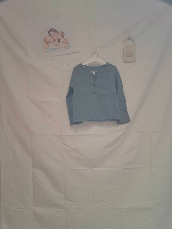 Blouse manches longues kaki T92