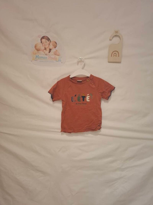 Tee-shirt terracotta T98