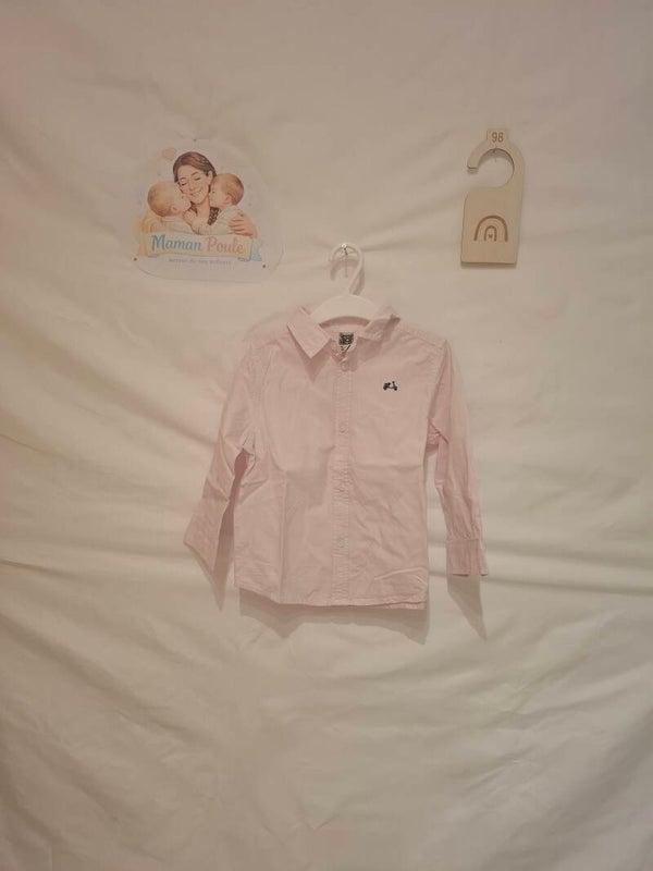 Chemise rose unie T98