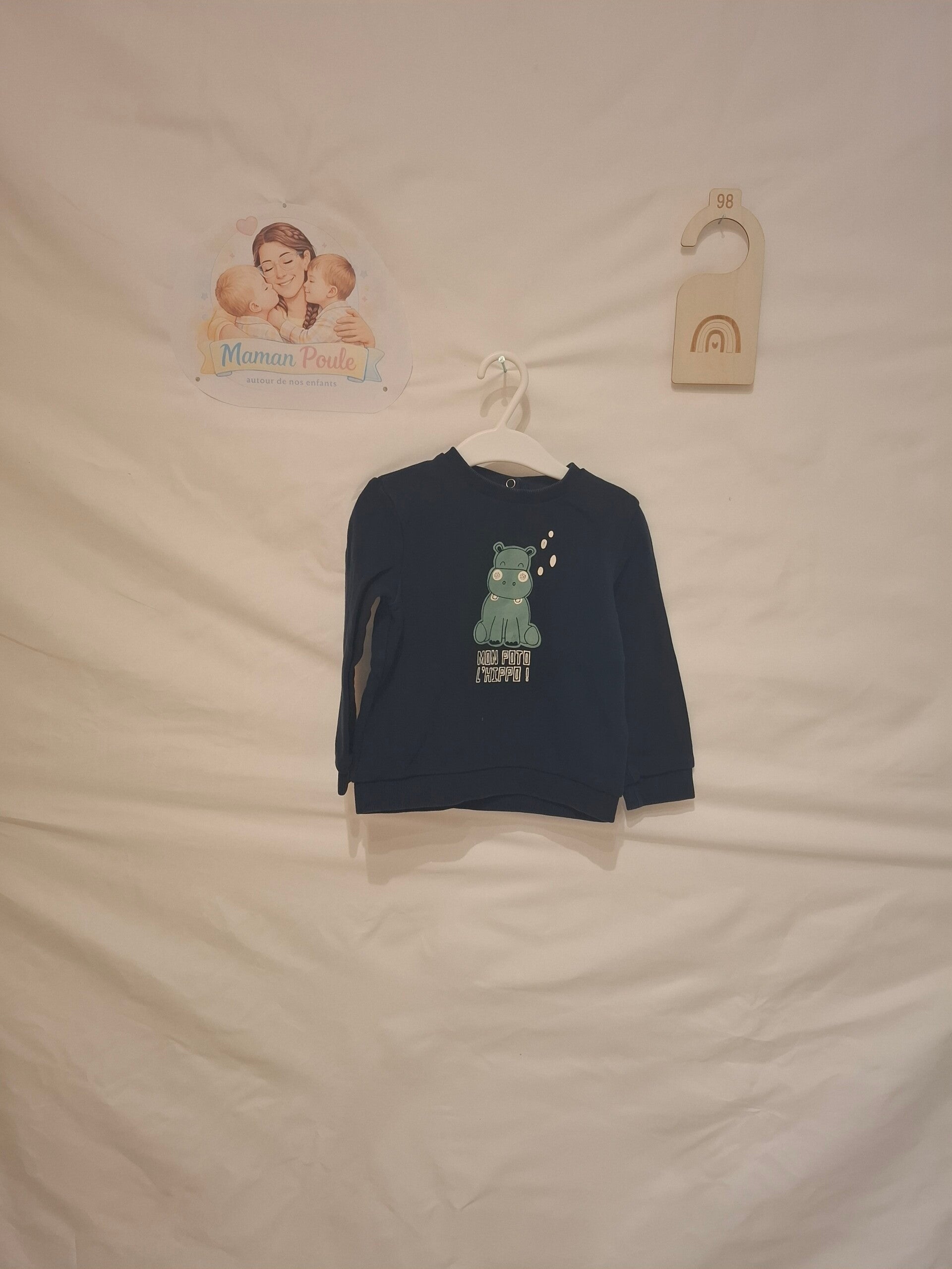 Pull hippopotame marine T98