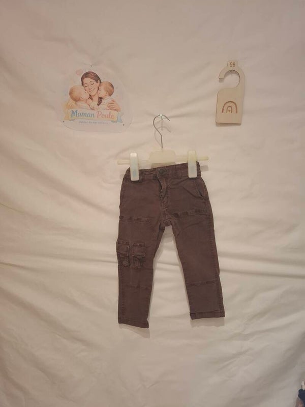 Pantalon cargo brun T98