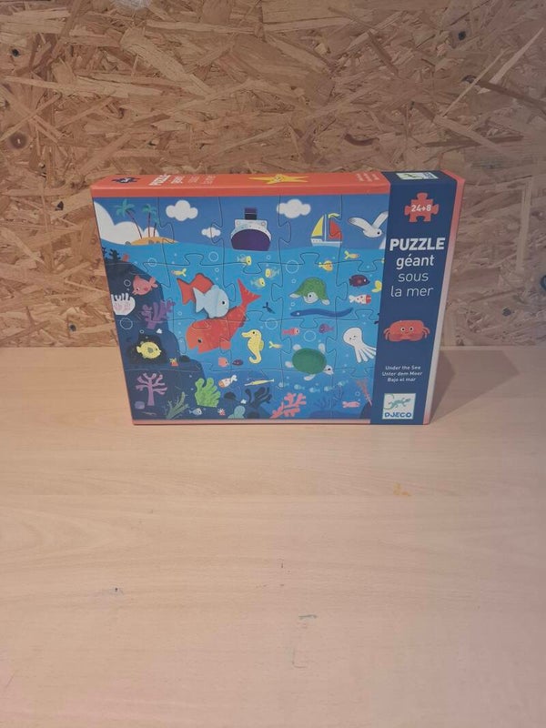 Puzzle géant 24 pièces + 8 formes