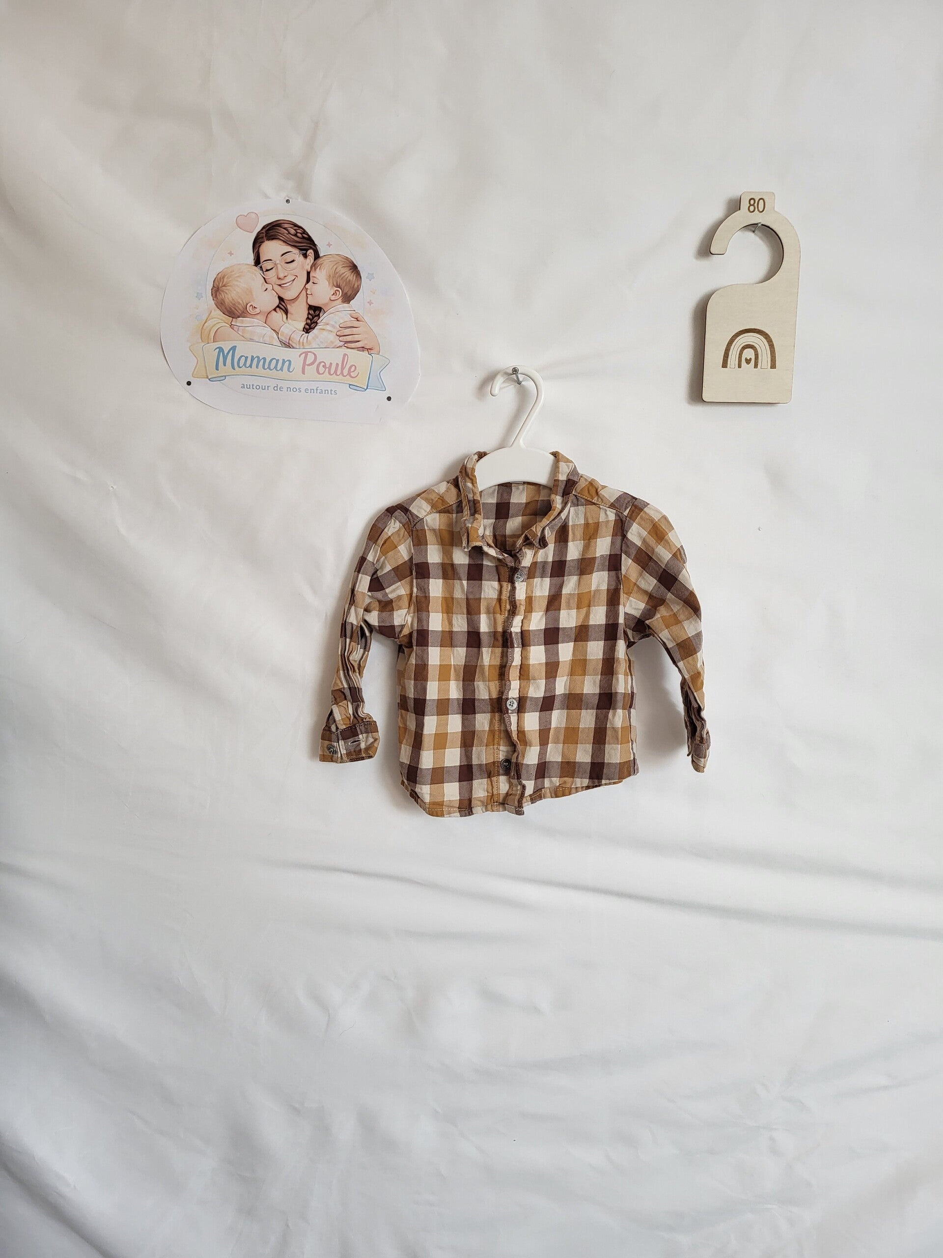 Chemise à carreaux T80