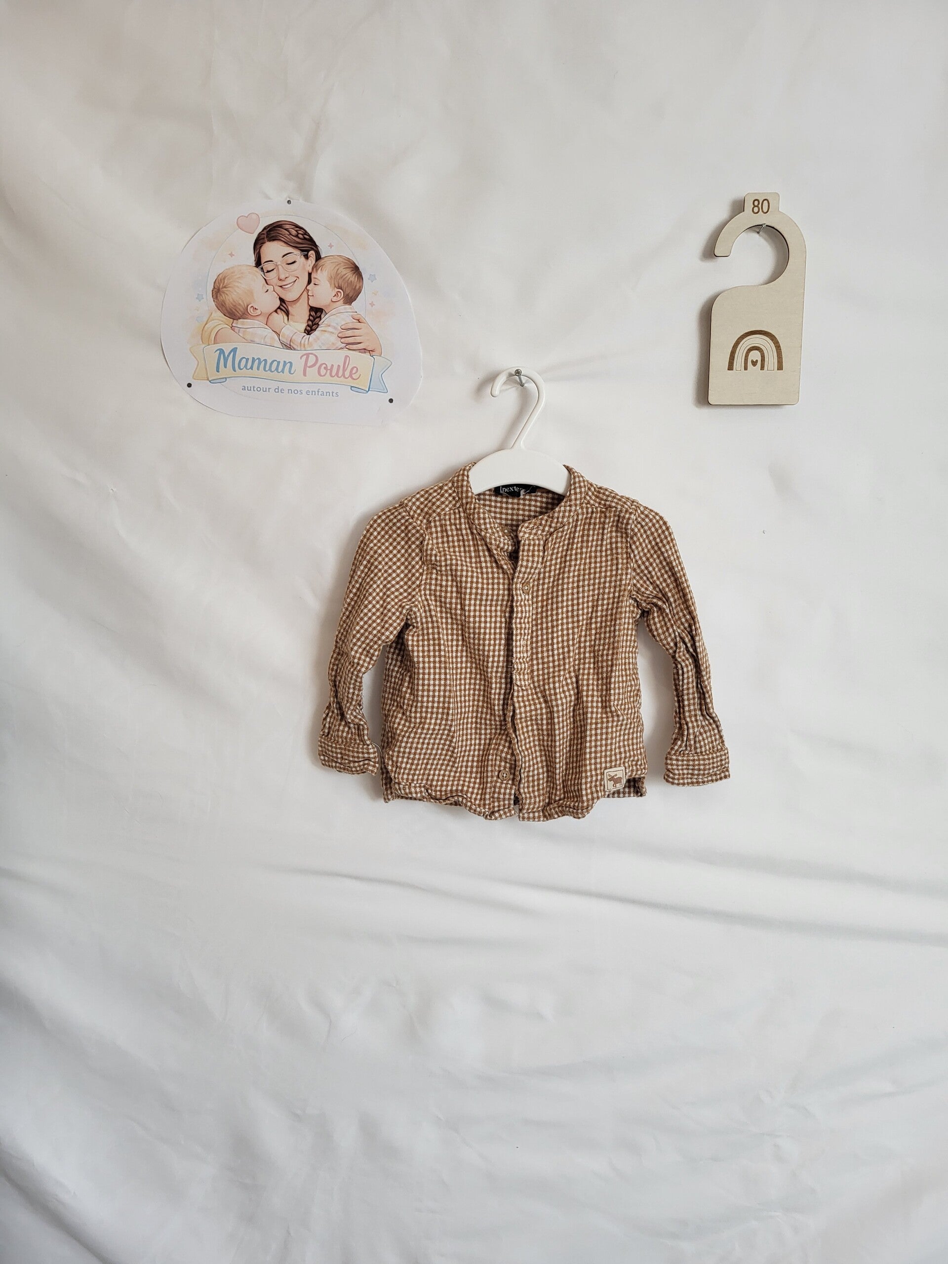 Chemise à carreaux T80