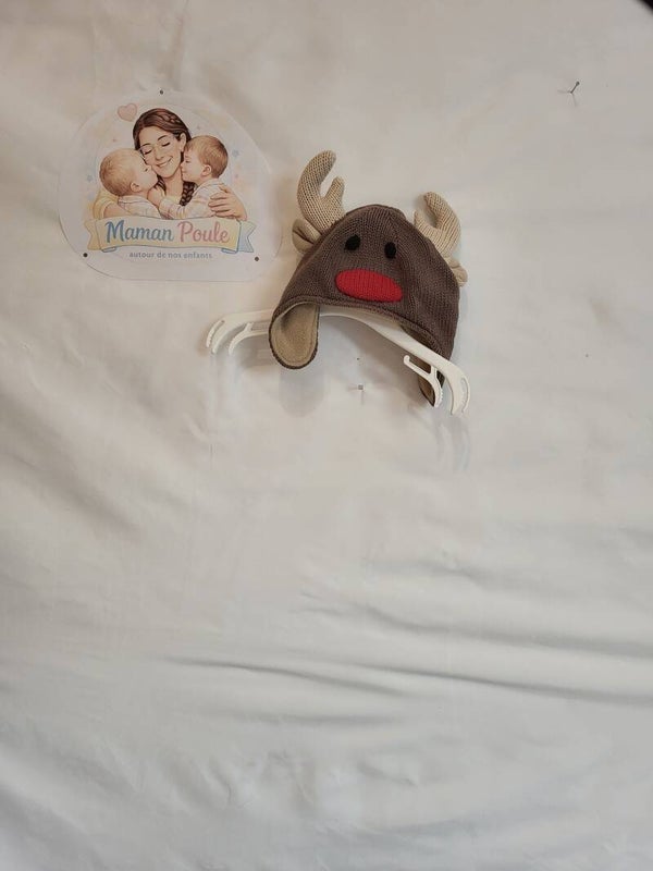 Bonnet brun renne 3 mois