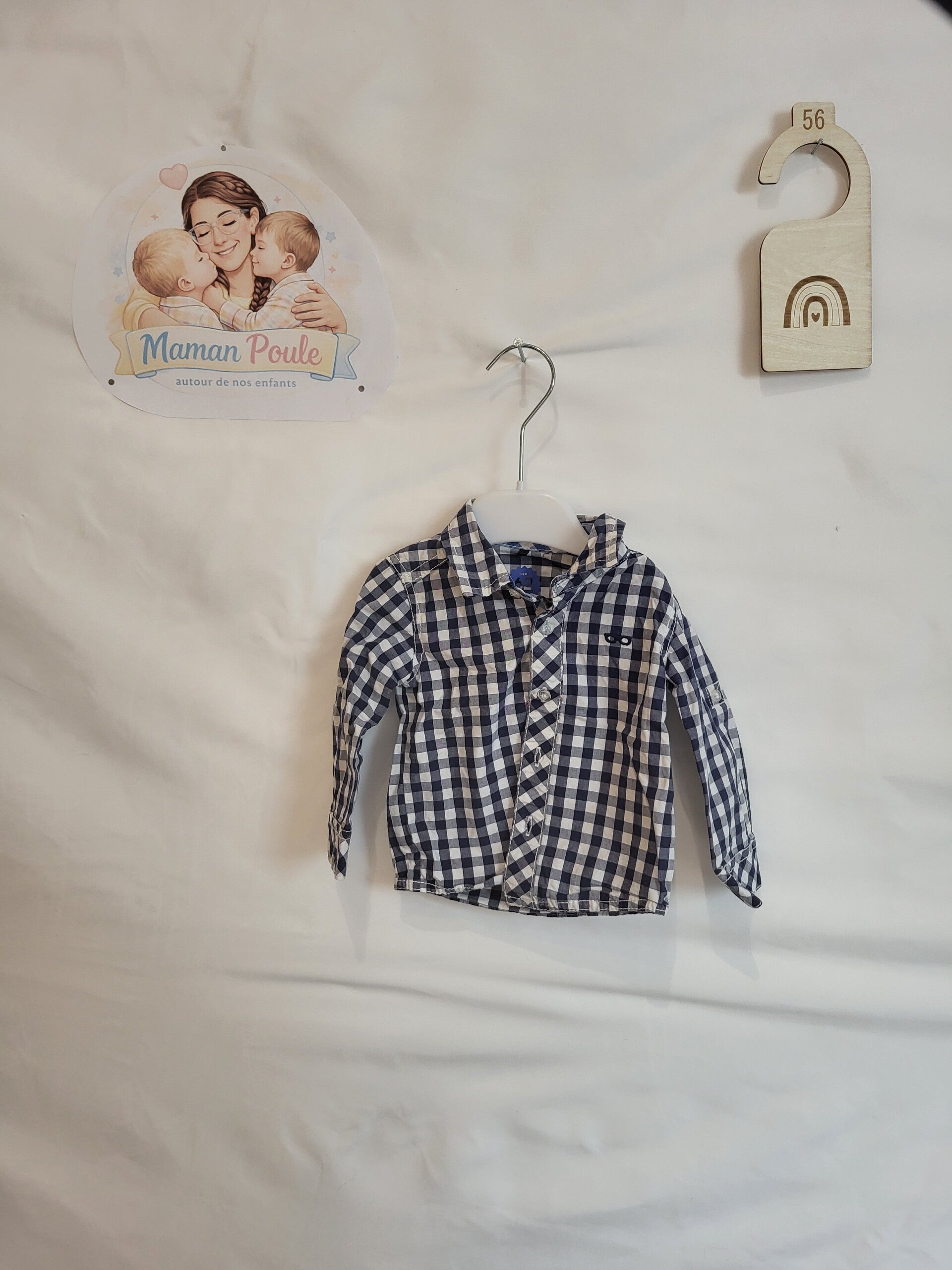 Chemise à carreaux T62 JBC