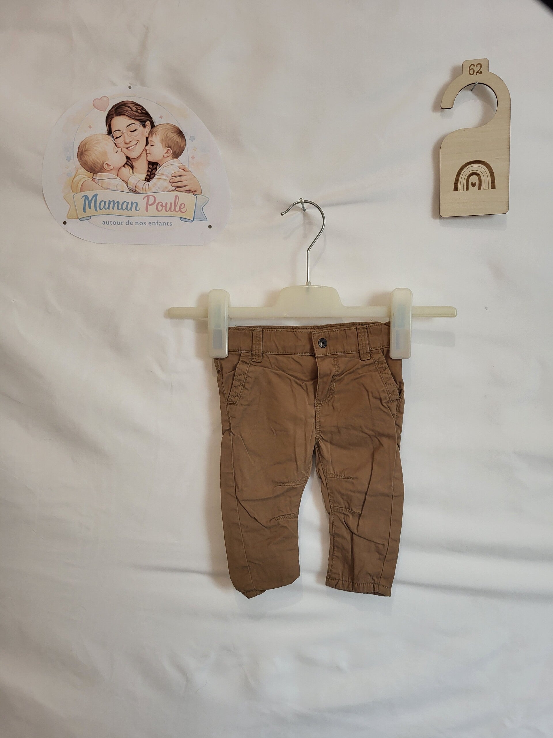 Pantalon brun T59 Okaidi