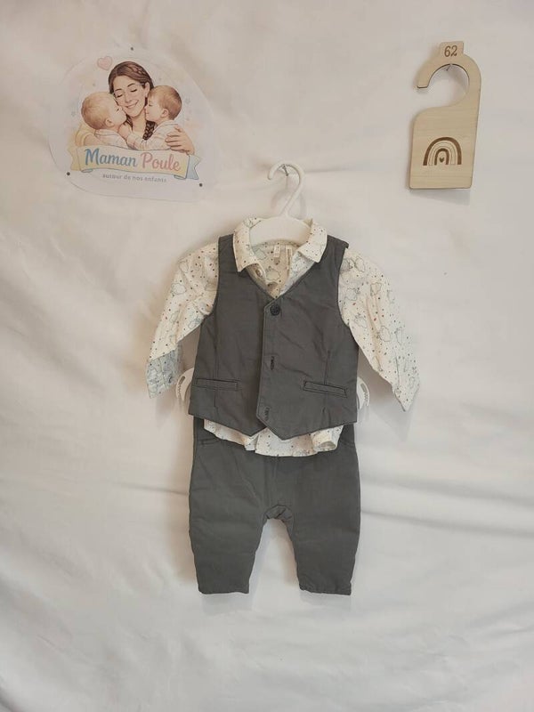 Ensemble chemise-pantalon-veste T62 Orchestra