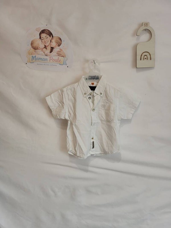 Chemise blanche courtes manches T68 Timberland