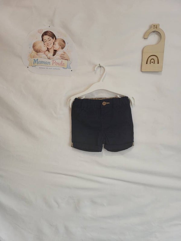 Short bleu marine T74 Kiabi