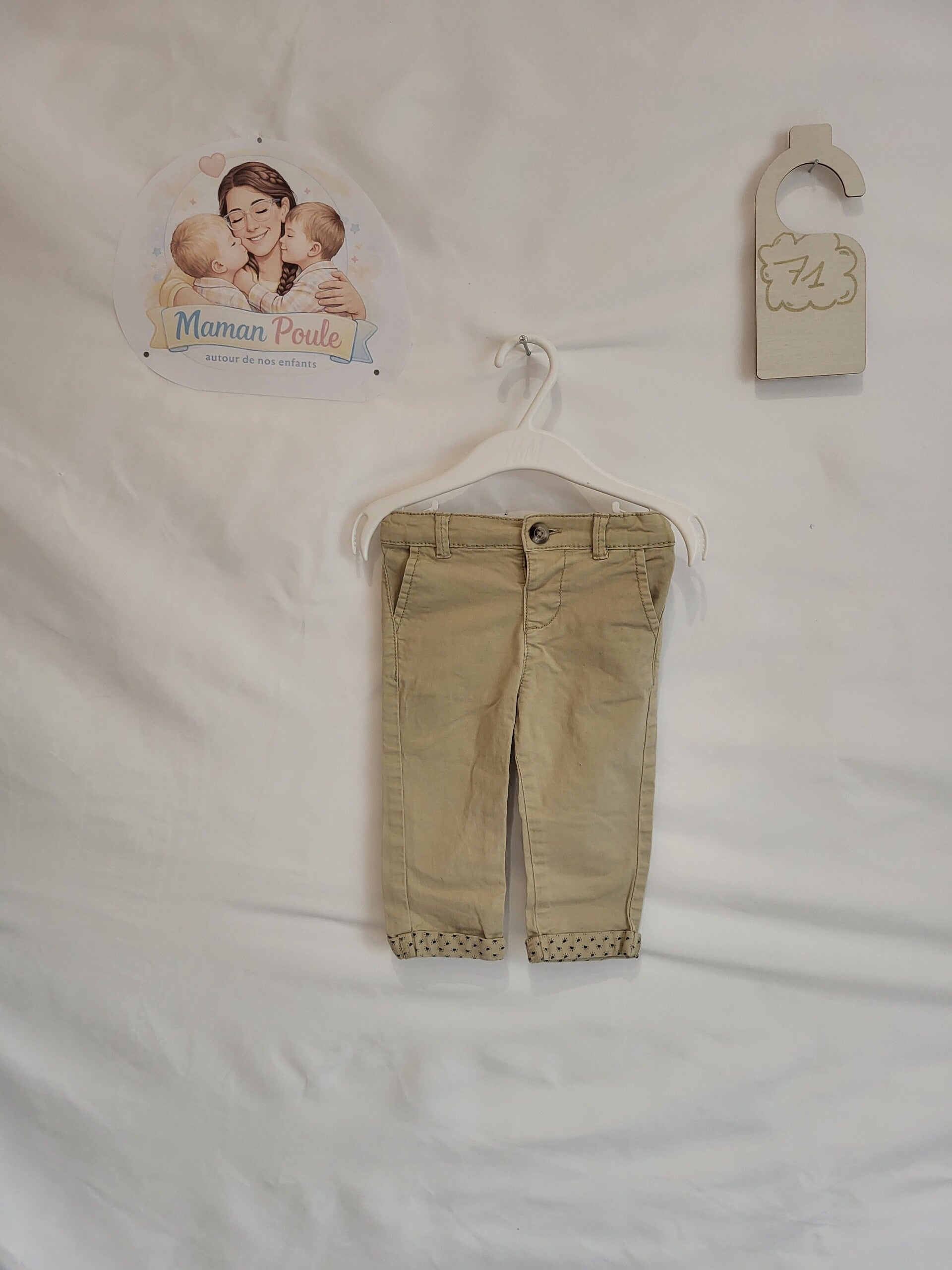 Pantalon beige T71 TAO