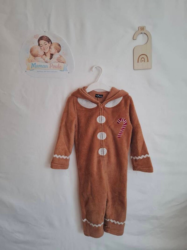 Combi en pilou Pain d'épices T98