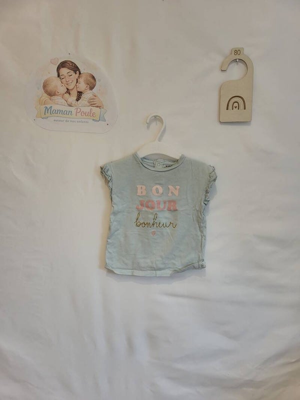 Tee-shirt vert d'eau T80