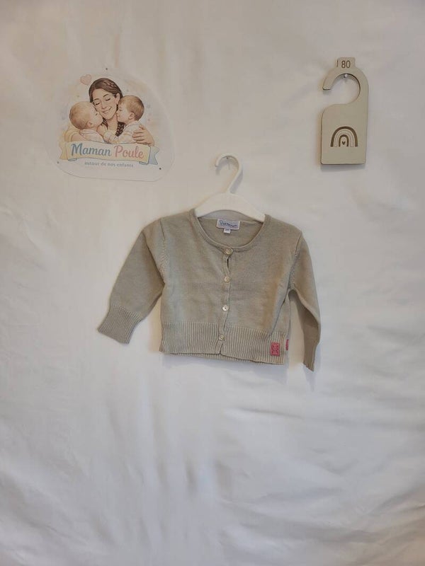 Gilet brun clair T80