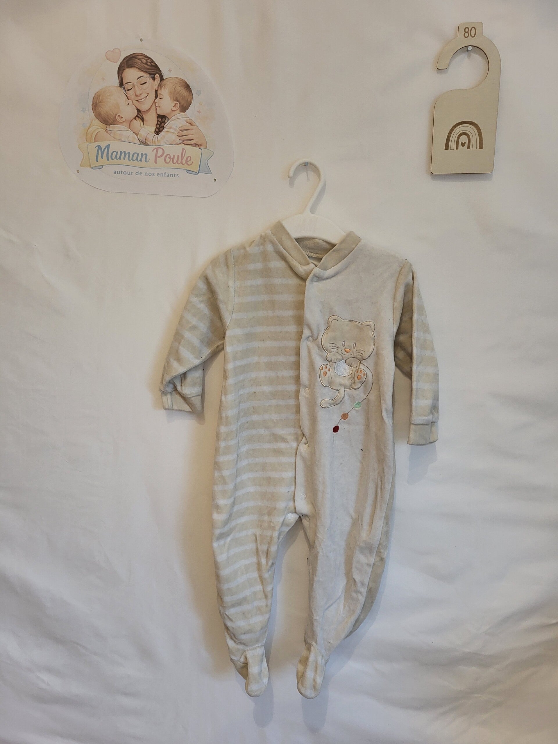 Pyjama chaton T80