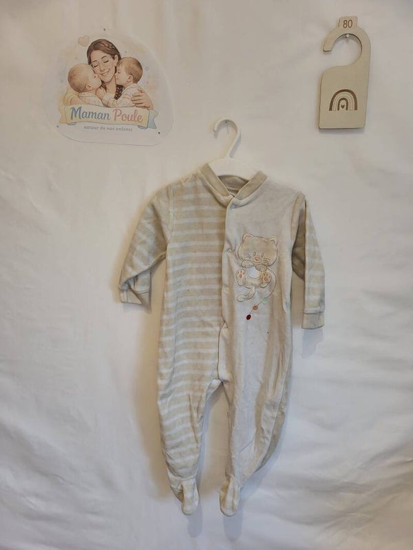 Pyjama chaton T80