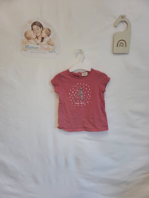 Tee-shirt rose T80