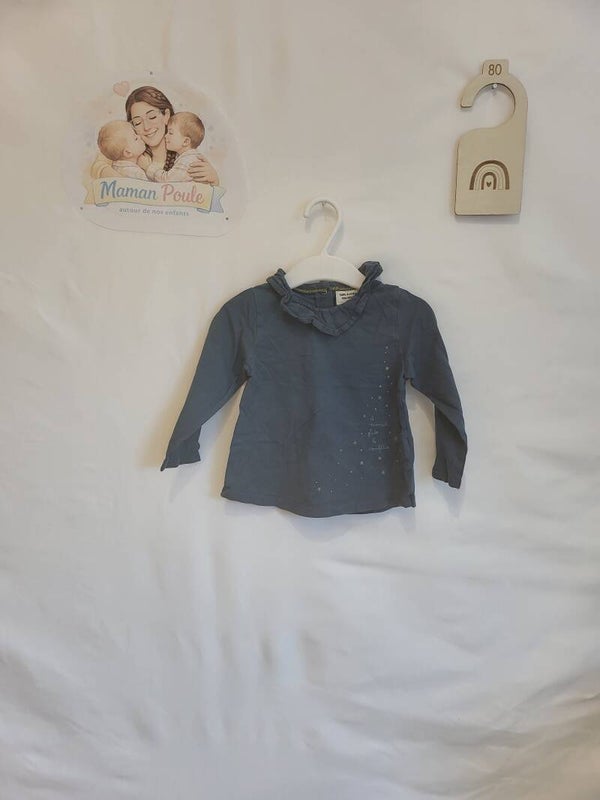 Blouse bleue T80