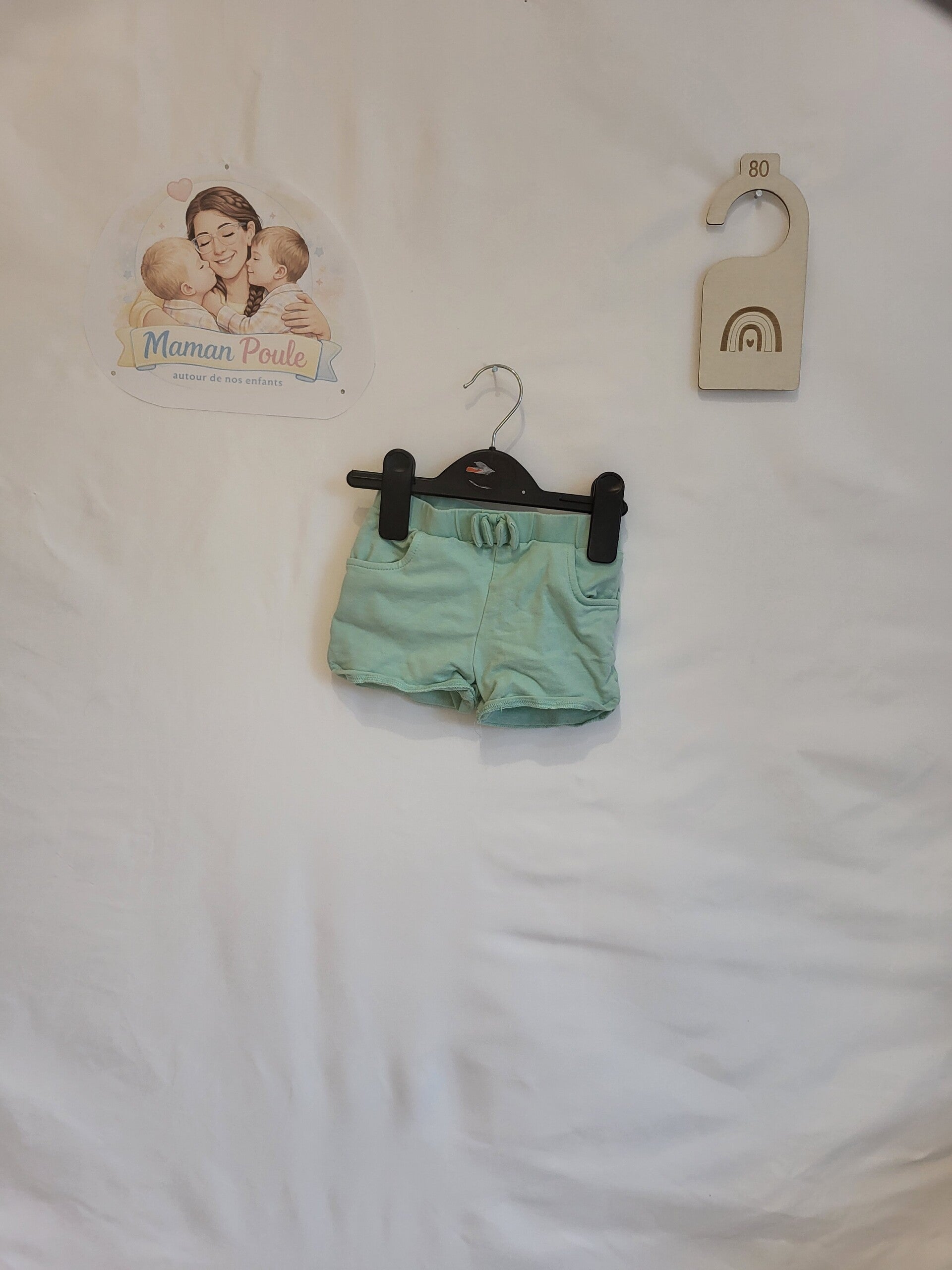 Short vert pâle T80