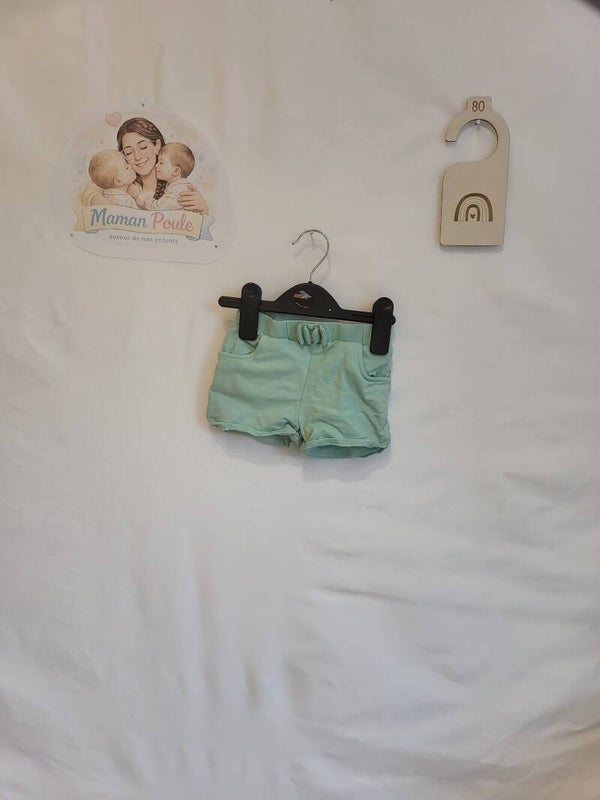 Short vert pâle T80