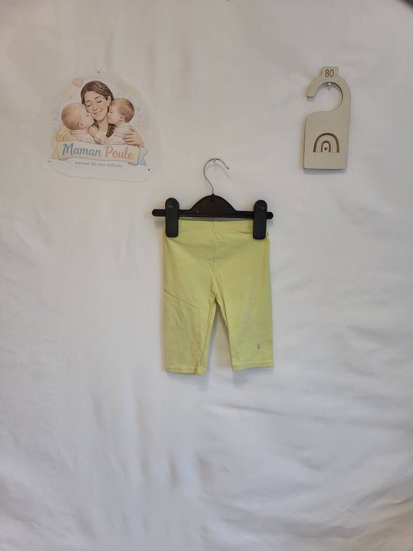 Legging 7/8 jaune T80