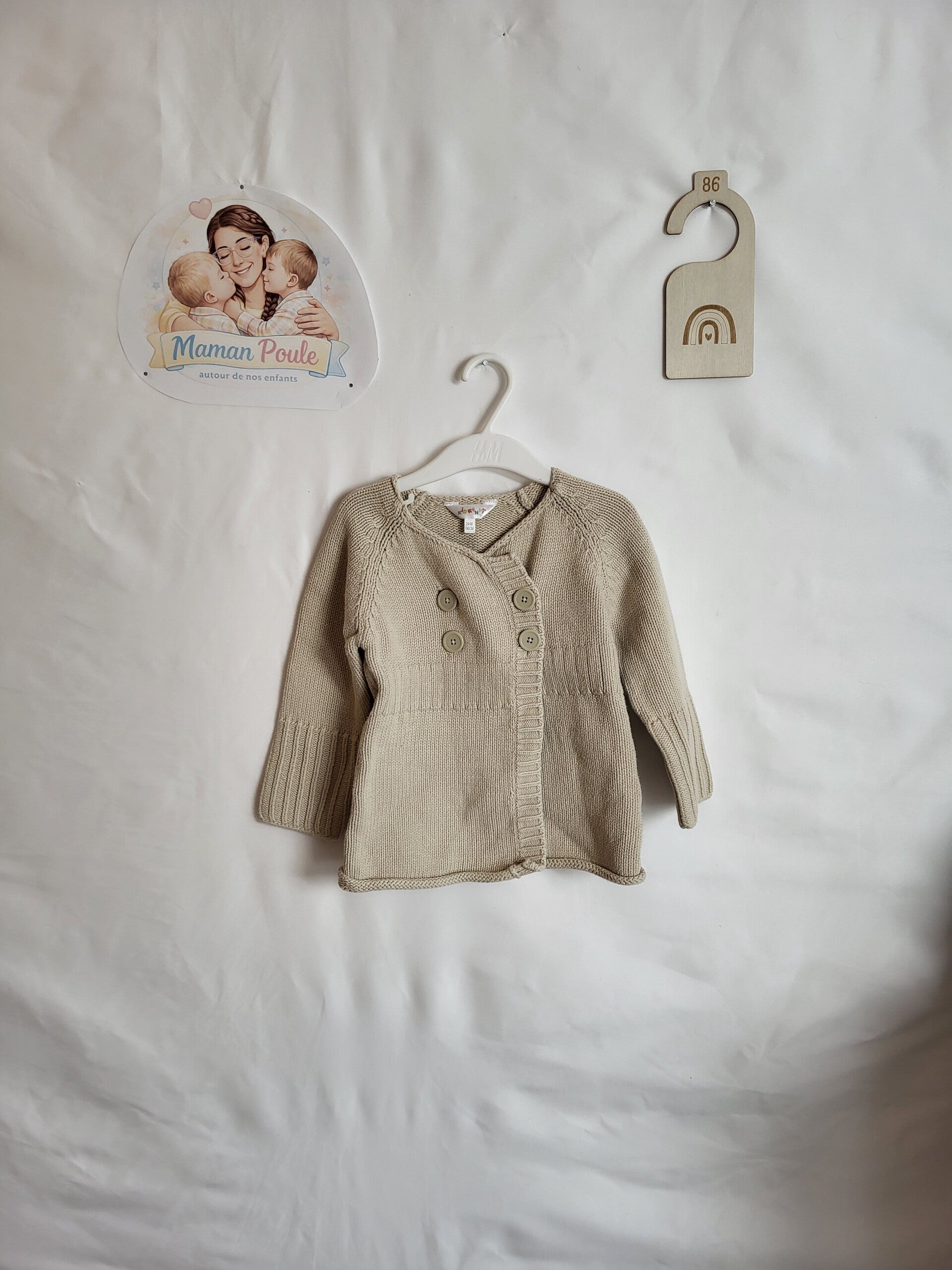 Gilet beige T86