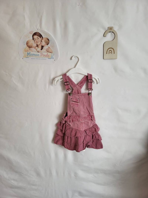 Salopette vieux rose T86