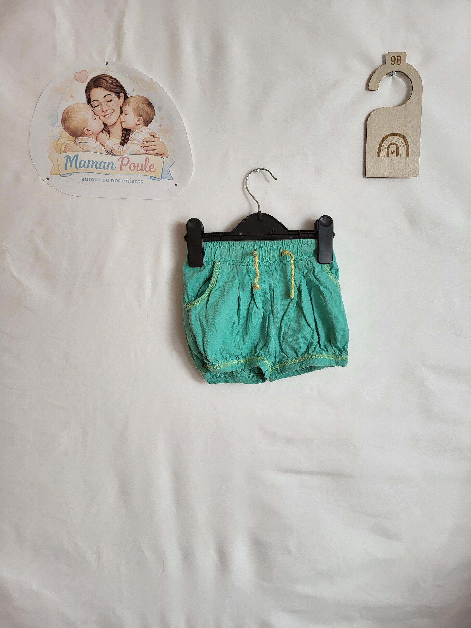 Short vert d'eau T98