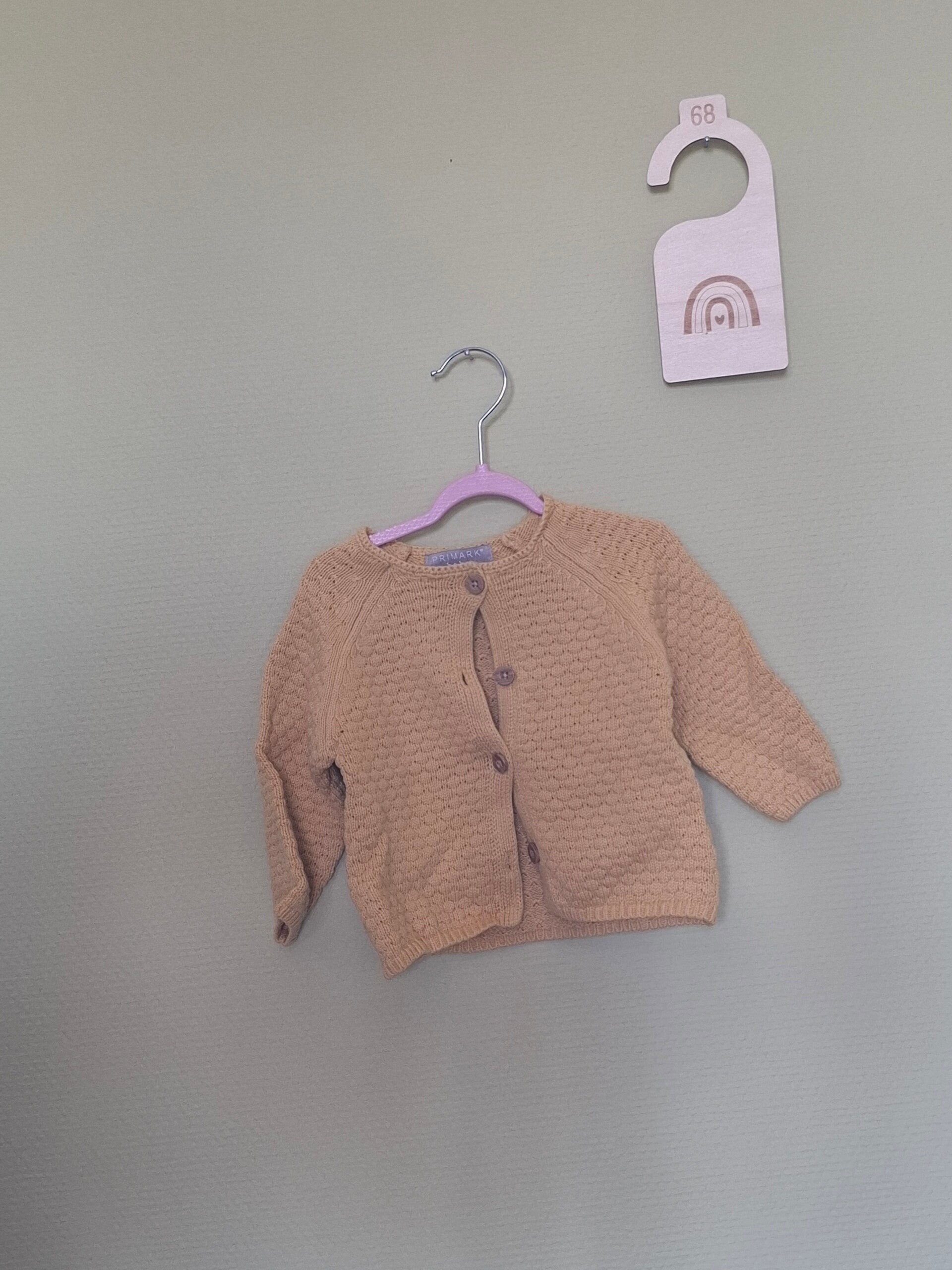 Gilet à boutons brun T68