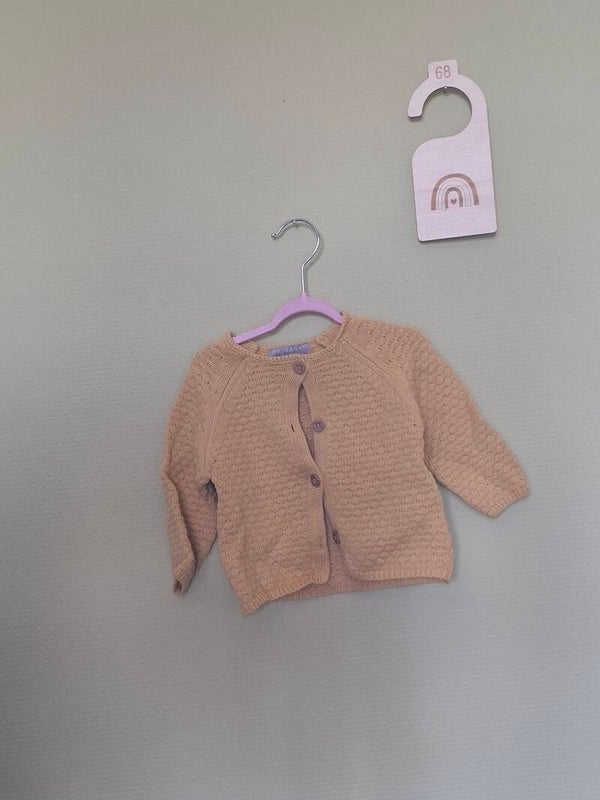 Gilet à boutons brun T68