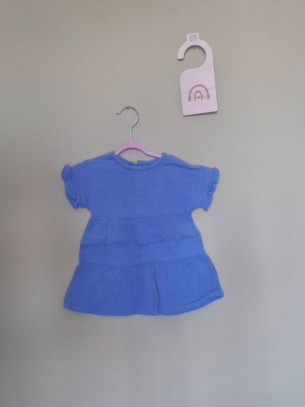 Robe bleu électrique unie T68