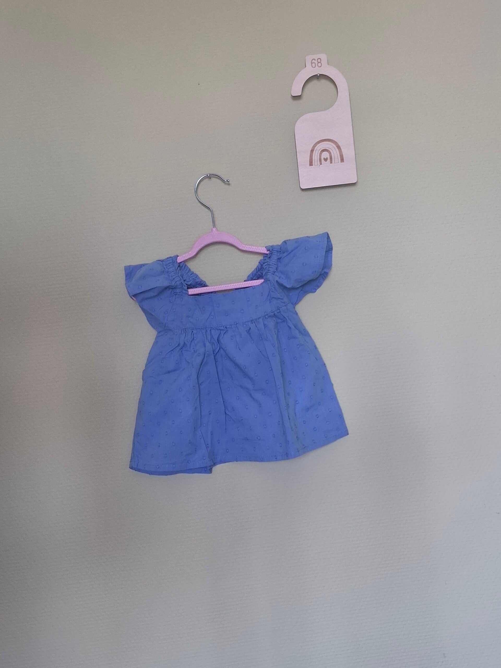 Blouse bleu électrique T68