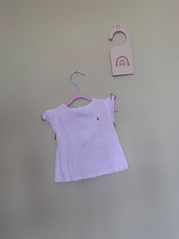 Tee-shirt blanc uni T68