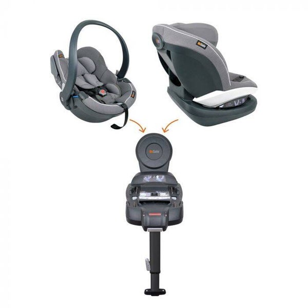 Trio Besafe Modular (cosy + siège auto dos route + base)
