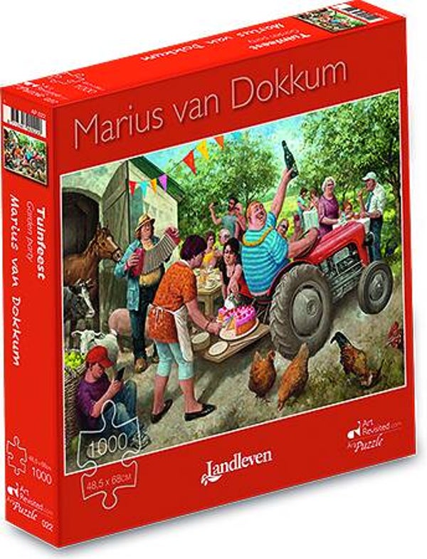 Marius van Dokkum Tuinfeest 1000 stukjes