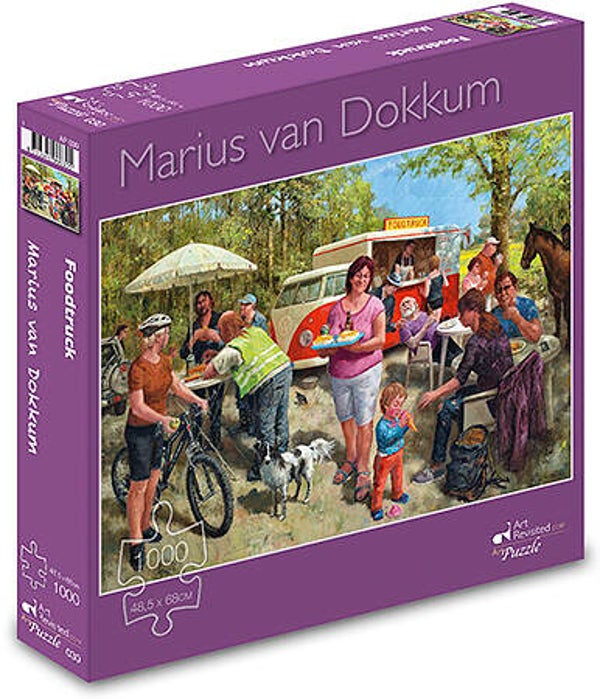 Marius van Dokkum Foodtruck 1000 stukjes