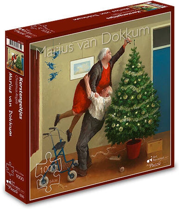 Marius van Dokkum Kerstengeltjes 1000 stukjes