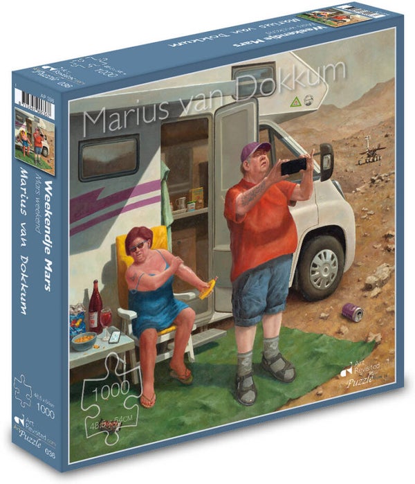 Marius van Dokkum Weekendje Mars 1000 stukjes