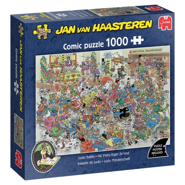 Jan van Haasteren EK Mens Erger Je Niet 1000 stukjes