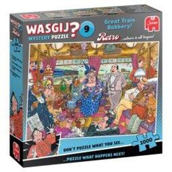 Wasgij Retro Mystery 9 De Grote Treinroof 1000 stukjes