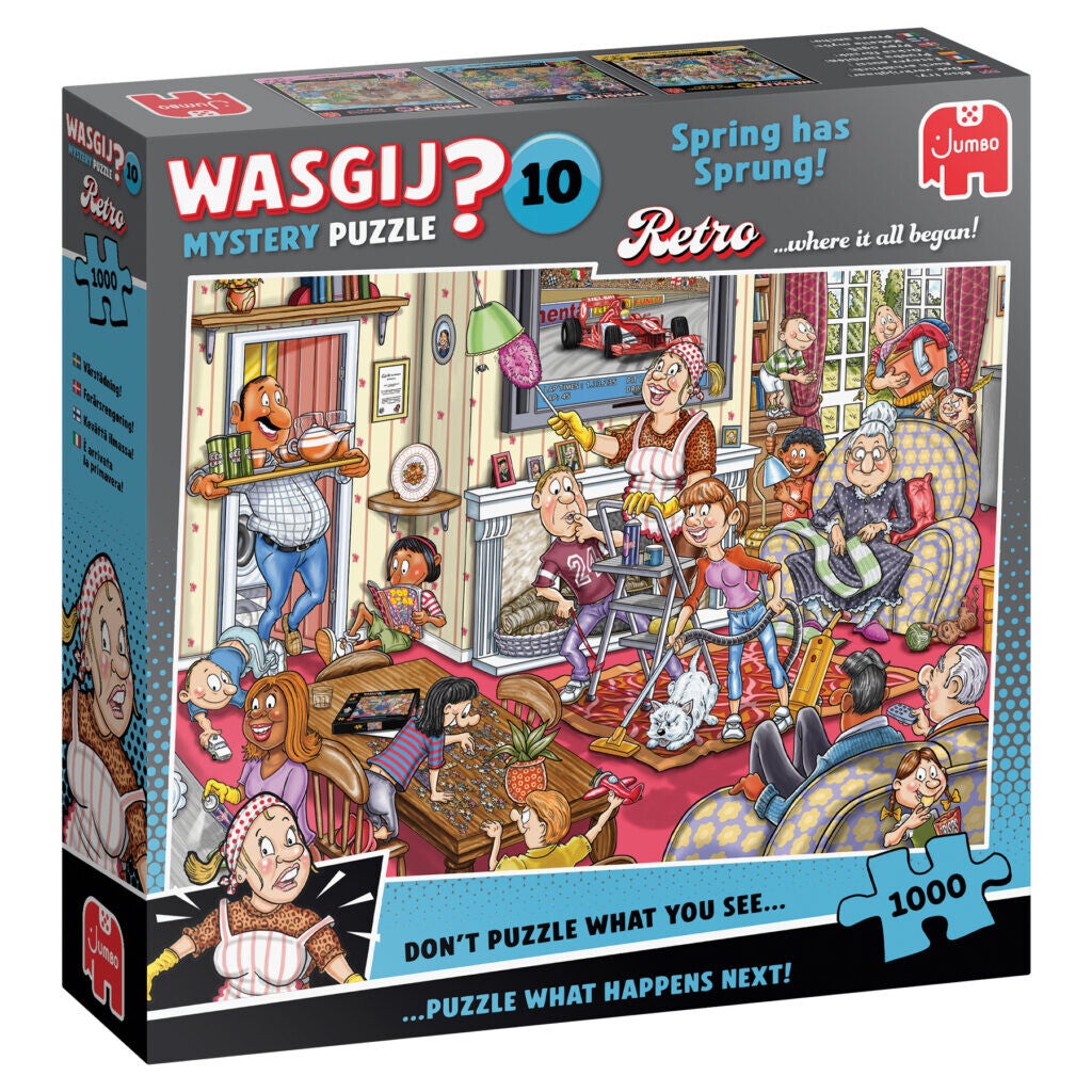 Wasgij  Retro Mystery 10 De Voorjaarsschoonmaak 1000 stukjes