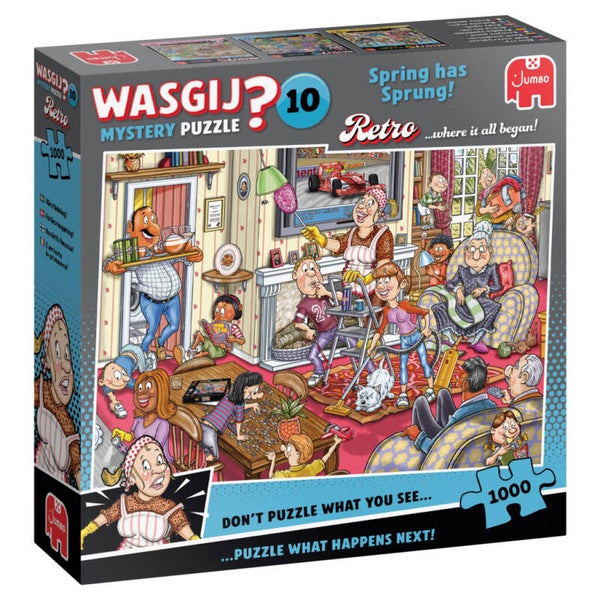 Wasgij  Retro Mystery 10 De Voorjaarsschoonmaak 1000 stukjes