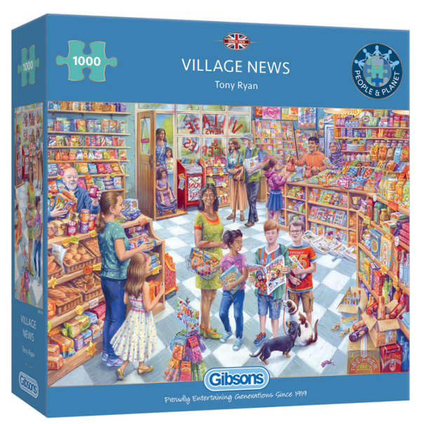 Gibsons Village News 1000 stukjes