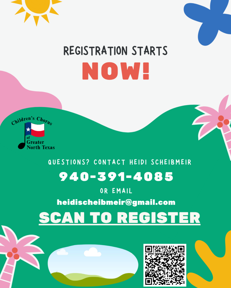 Registration Summer Sing 2026