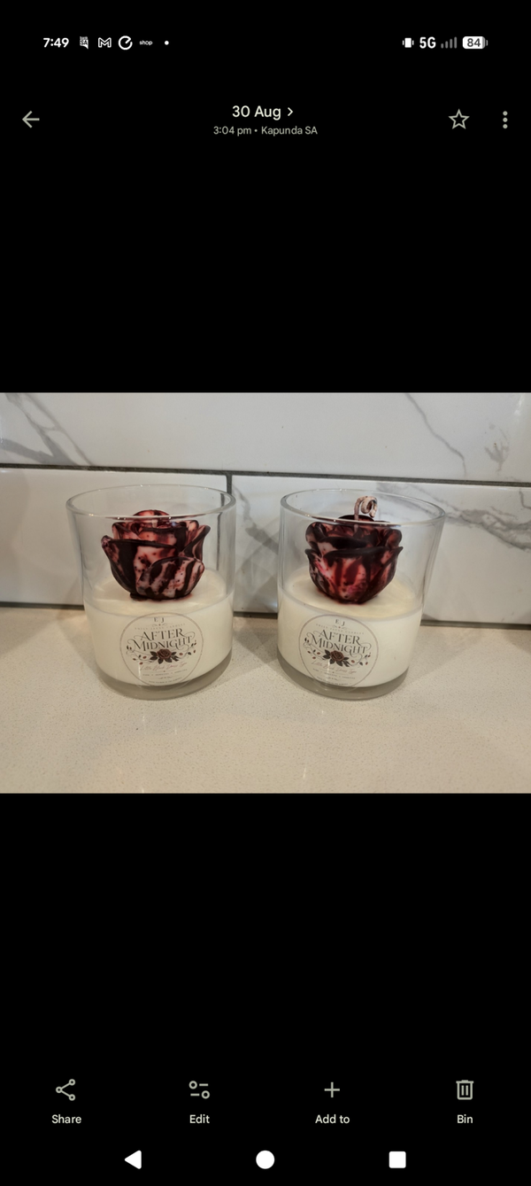 Little Black Dress Gothic Candle