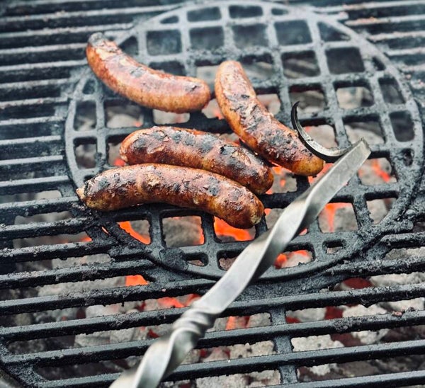 Hand forged meat turner