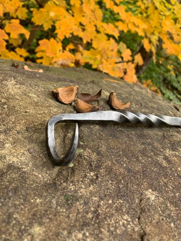 Hand forged meat turner