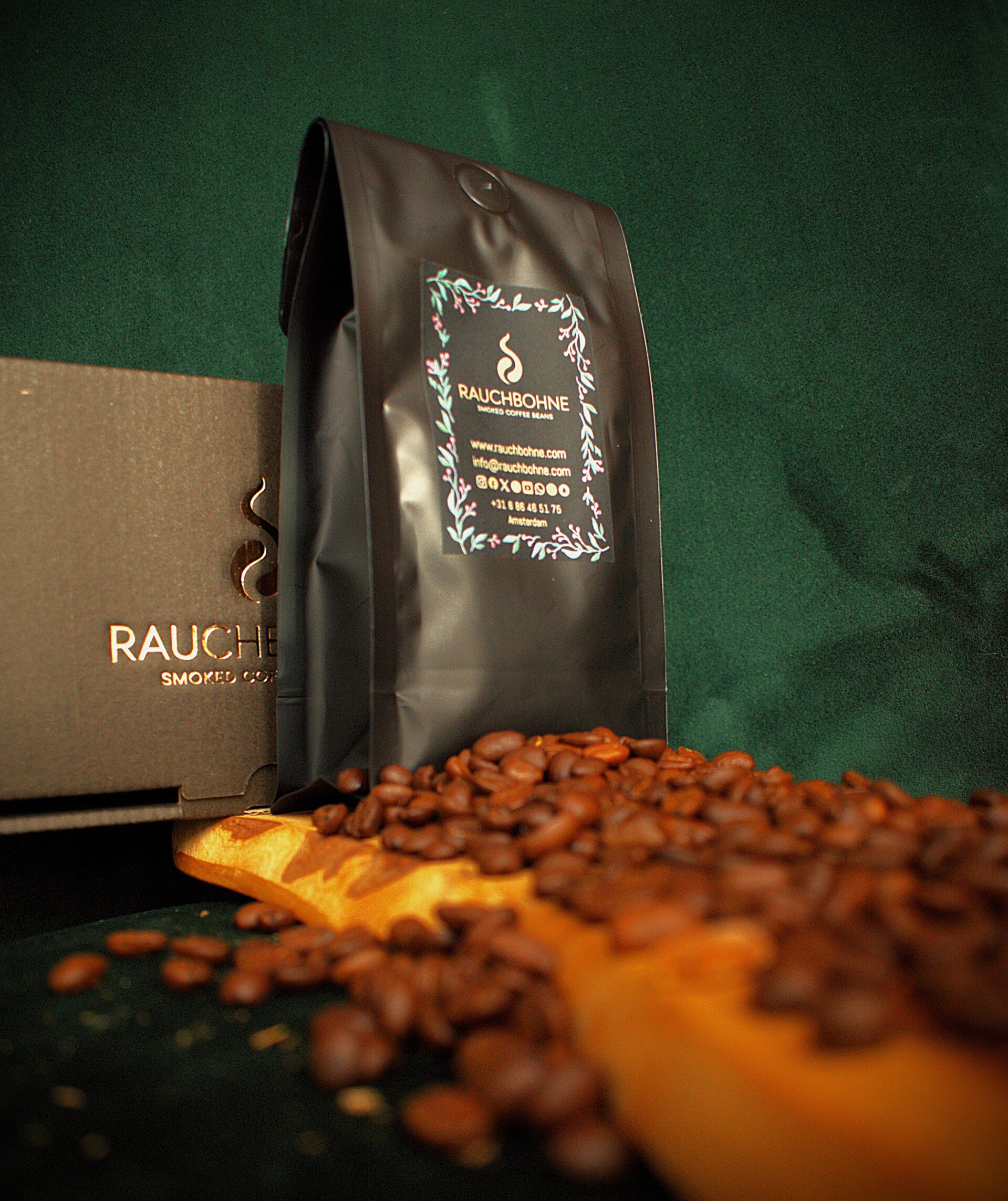 RauchBohne, Ethiopian Coffee - Whole Beans or Ground (250 g)